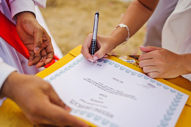 свадьба на Бали, свадебный обряд