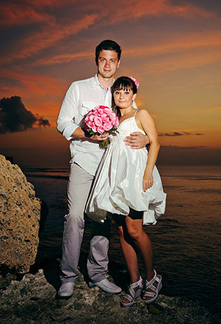 свадьба на Бали, жених и невеста