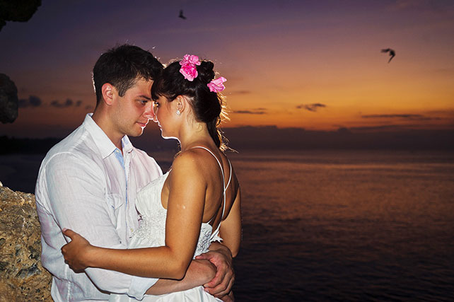 свадьба на Бали, жених и невеста