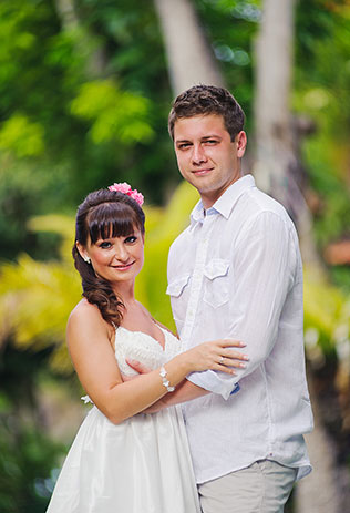 свадьба на Бали, жених и невеста