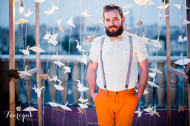 Свадьба для двоих на крыше, образ жениха