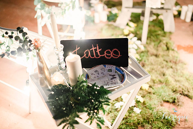 Свадьба для двоих на крыше, тату салон