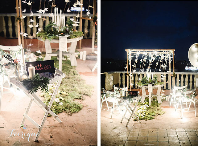 Свадьба для двоих на крыше, свадебный тату салон