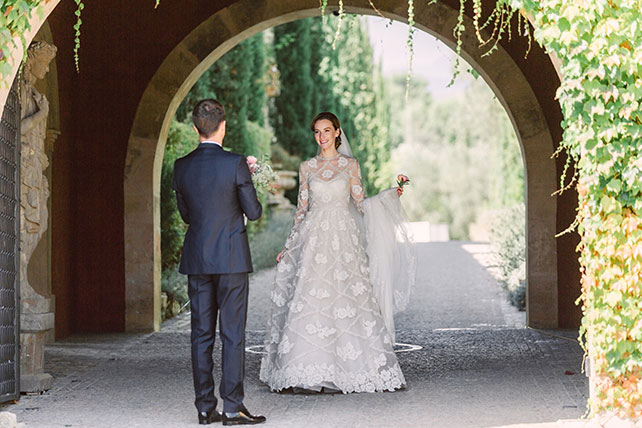 Свадьба на лазурном берегу Франции, встреча жениха и невесты