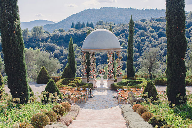 Свадьба на лазурном берегу Франции, место торжества
