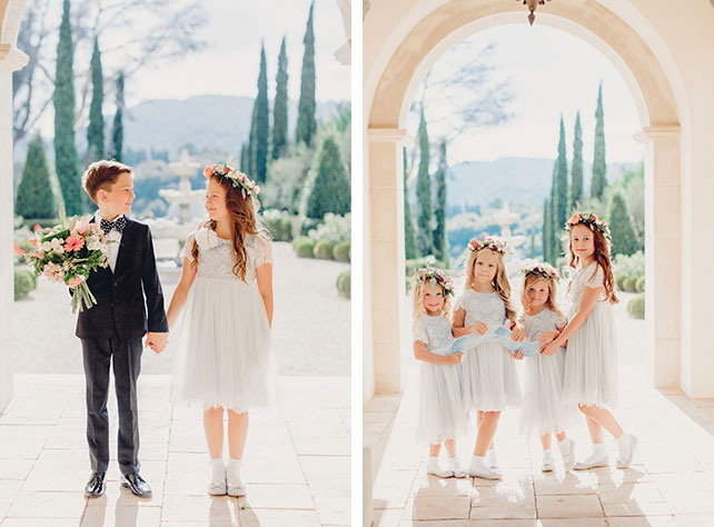 Свадьба на лазурном берегу Франции, дети на свадьбе