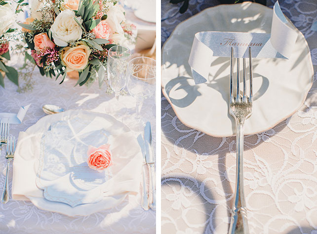 Свадьба на лазурном берегу Франции, декор места торжества