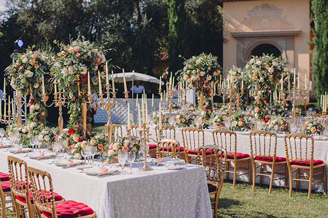 Свадьба на лазурном берегу Франции, декор места торжества