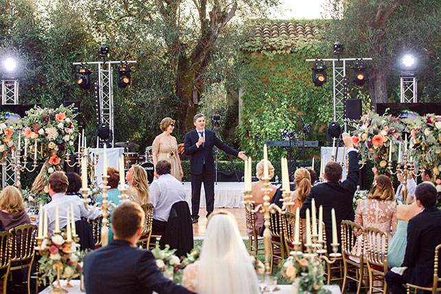 Свадьба на лазурном берегу Франции, свадебный банкет