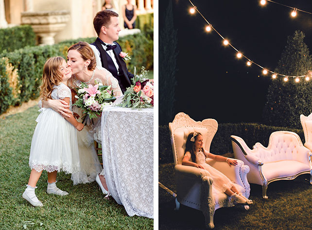 Садьба на лазурном берегу франции, дети на свадьбе