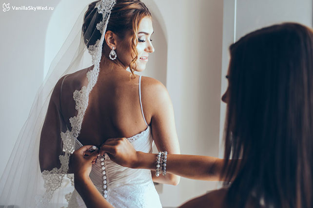 свадьба на Санторини, утро невесты