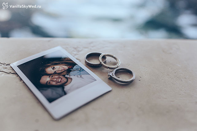 свадьба на Санторини, кольца