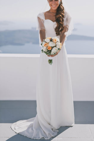 Свадьба на Санторини, букет невесты
