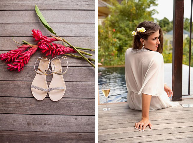 Свадьба на Сейшелах, босоножки невесты, утро невесты