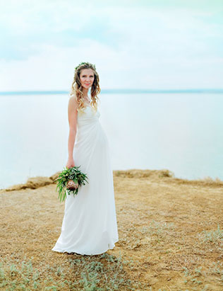 современная свадьба, образ невесты