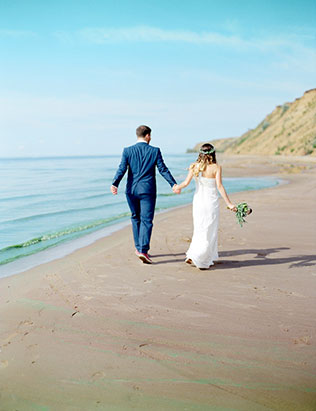 современная свадьба, жених и невеста