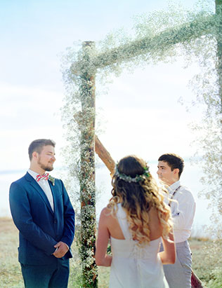 современная свадьба, торжественная регистрация