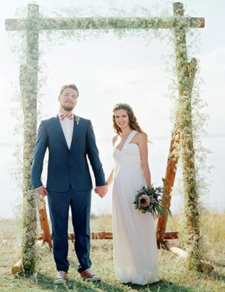 современная свадьба, торжественная регистрация