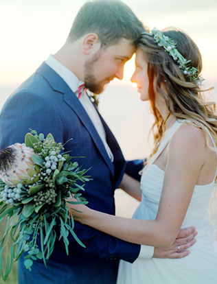 современная свадьба, жених и невеста