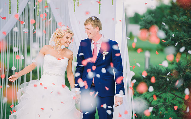 Свадьба орхидей,  церемония бракосочетания