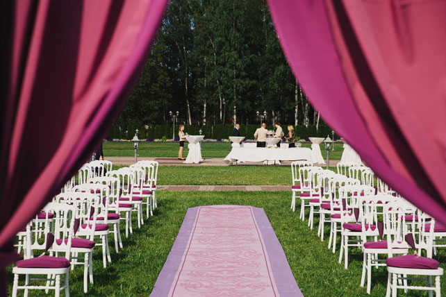 свадьба по фильму, место церемонии