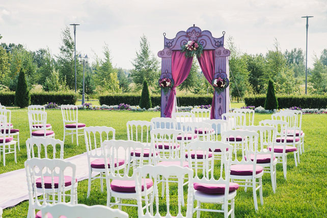 свадьба по фильму, место церемонии