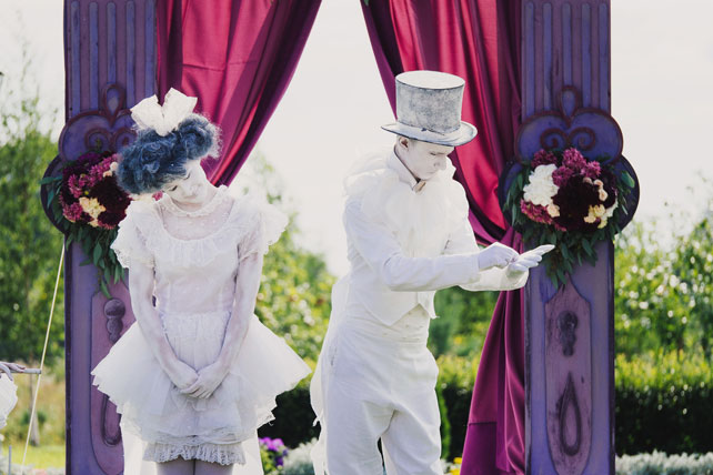 свадьба по фильму, аниматоры на церемонии