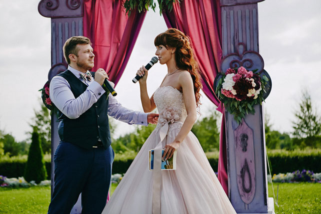 свадьба по фильму, церемония