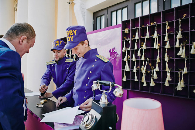 свадьба по фильму, ресепшн для гостей