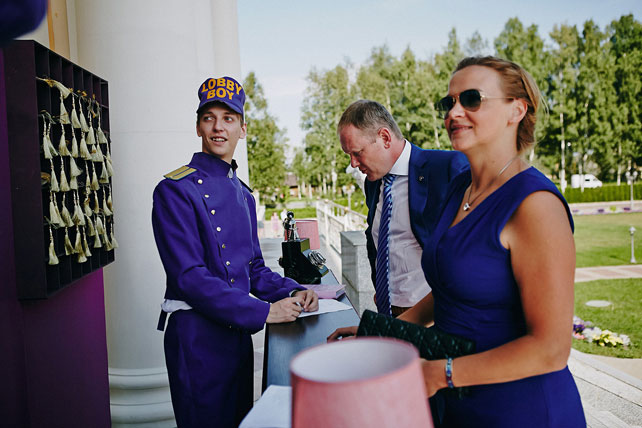 свадьба по фильму, ресепшн для гостей