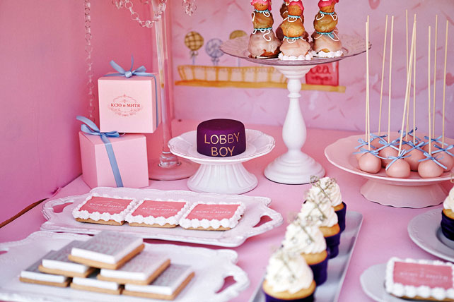 свадьба по фильму, сладкий стол