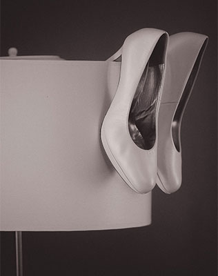 свадьба путешественников, туфли невесты