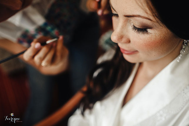 Свадьба «Путешествия», макияж невесты