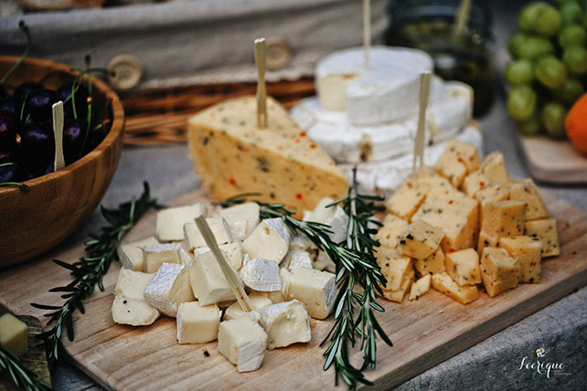 Свадьба «Путешествия», сырный стол