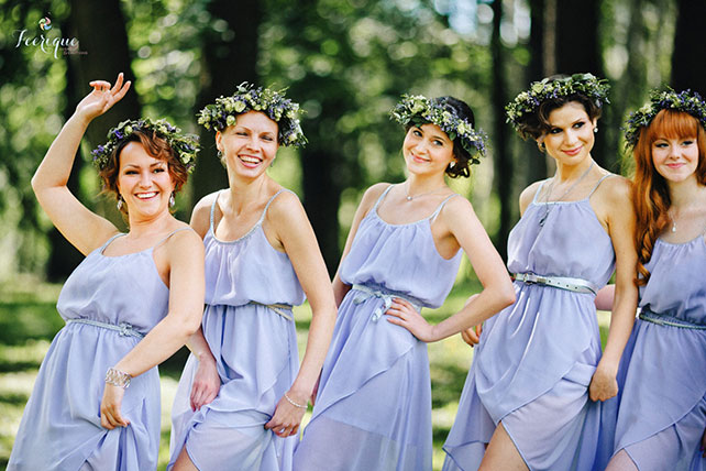 Свадьба «Путешествия», подружки невесты