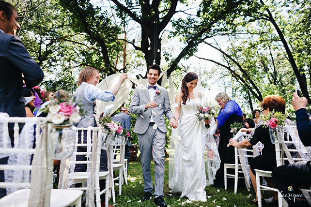 Свадьба «Путешествия», церемония бракосочетания