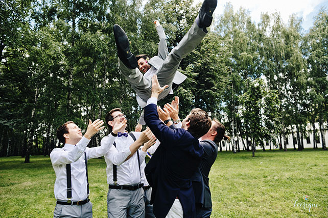 Свадьба «Путешествия», жених с друзьями