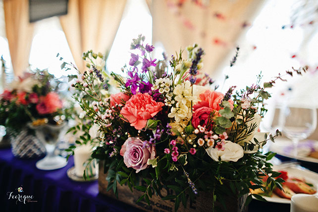 Свадьба «Путешествия», флористика