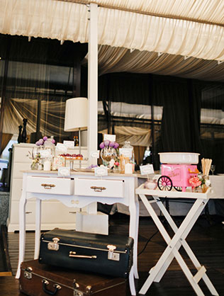 Свадьба «Путешествия», сладкий стол