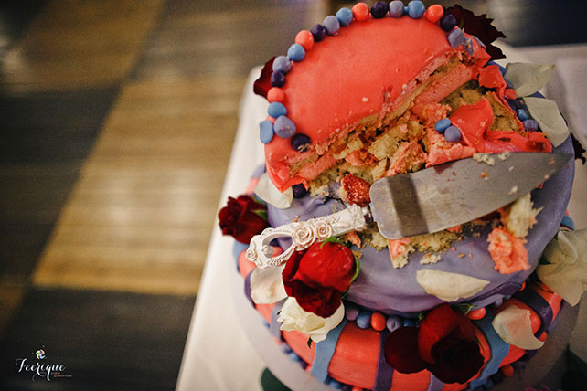 Свадьба «Путешествия», свадебный торт