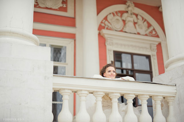 Свадьба ранней весной, образ невесты