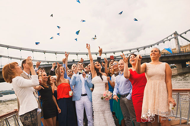 свадьба с самолетами, гости на свадьбе