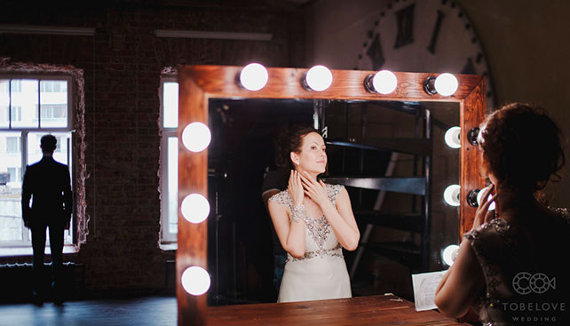 тематическая свадьба стройка, утро жениха и невесты