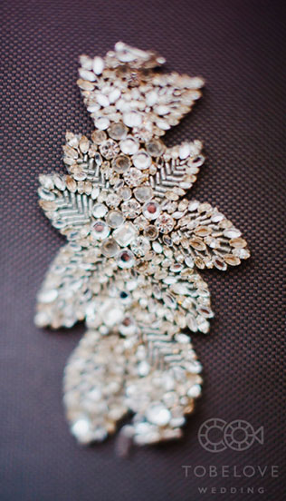 тематическая свадьба стройка, бижутерия невесты