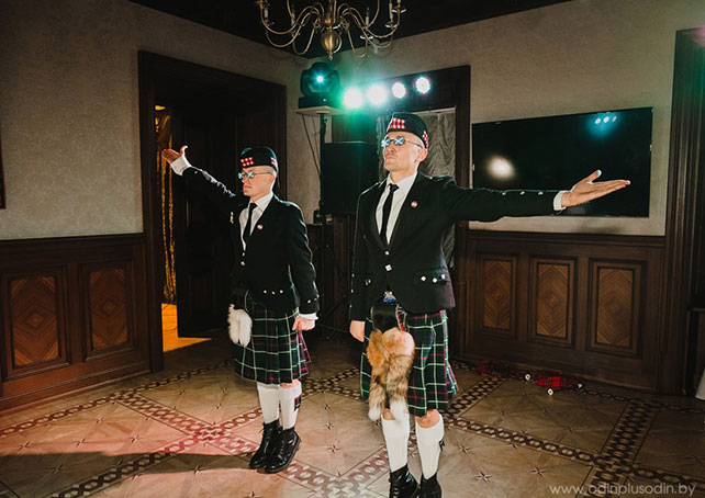 Осенняя свадьба в английском стиле, развлекательная программа