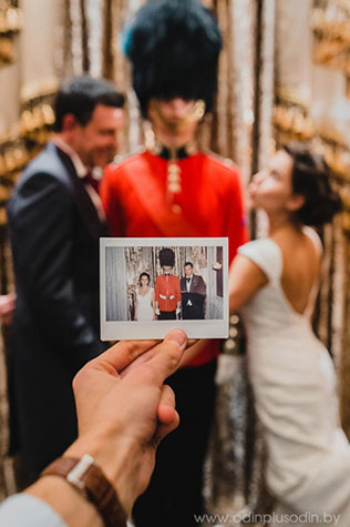 Осенняя свадьба в английском стиле, фотосессия гостей