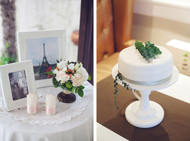 Романтика в Черногории, свадьба Анастасии и Виктора, декор свадебного стола, свадебный торт