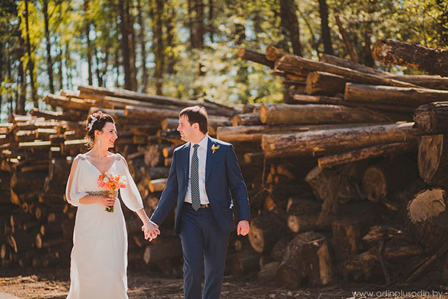 свадьба в духе старины, фотосессия жениха и невесты