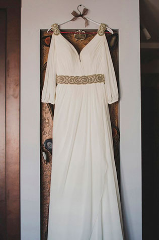 свадьба в духе старины, платье невесты