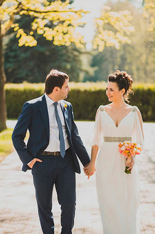 свадьба в духе старины, фотосессия жениха и невесты